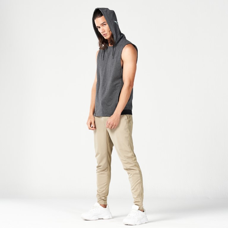 Code Hooded Tank - Black Marl
